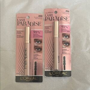 L'Oreal Lash Paradise Mascara Packaging - White and Black Text